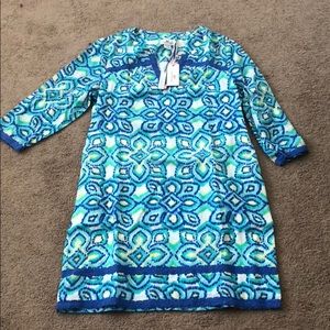 Vineyard vines IKAT medallion print dress